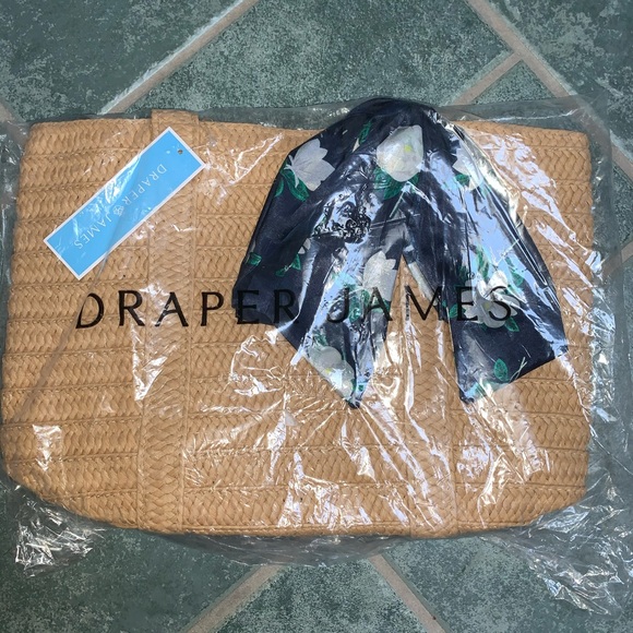 Draper James straw tote bag - Picture 4 of 4